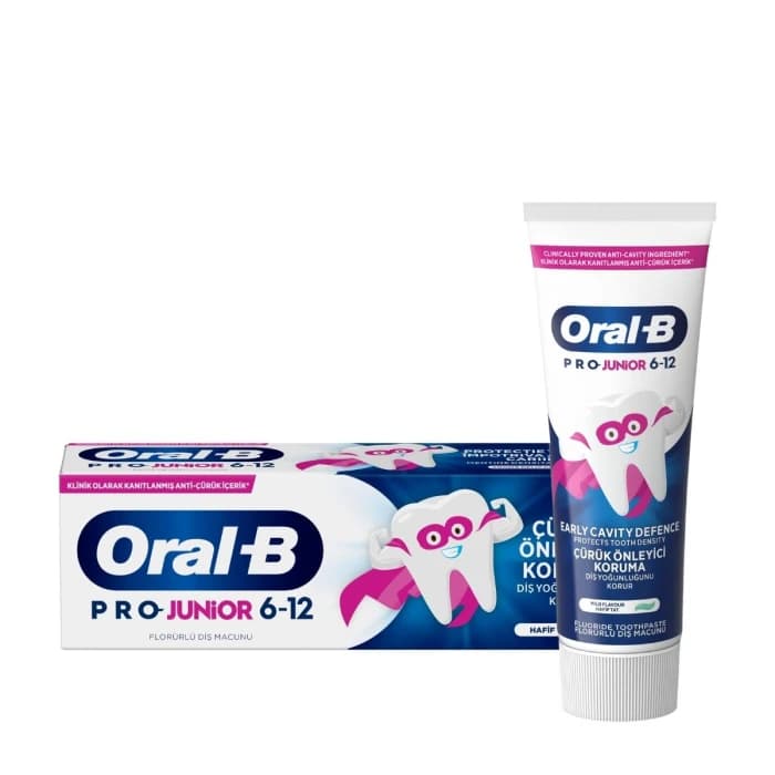 خمیر دندان اورال-بی پرو جونیور مخصوص کودکان بین ۶ تا ۱۲.ORAL B pro jonior