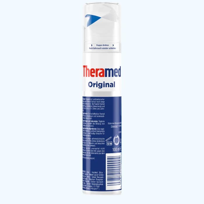 خمیر دندان روزانه پمپی اورجینال Theramed orginal (100 میل) — تصویر ۲
