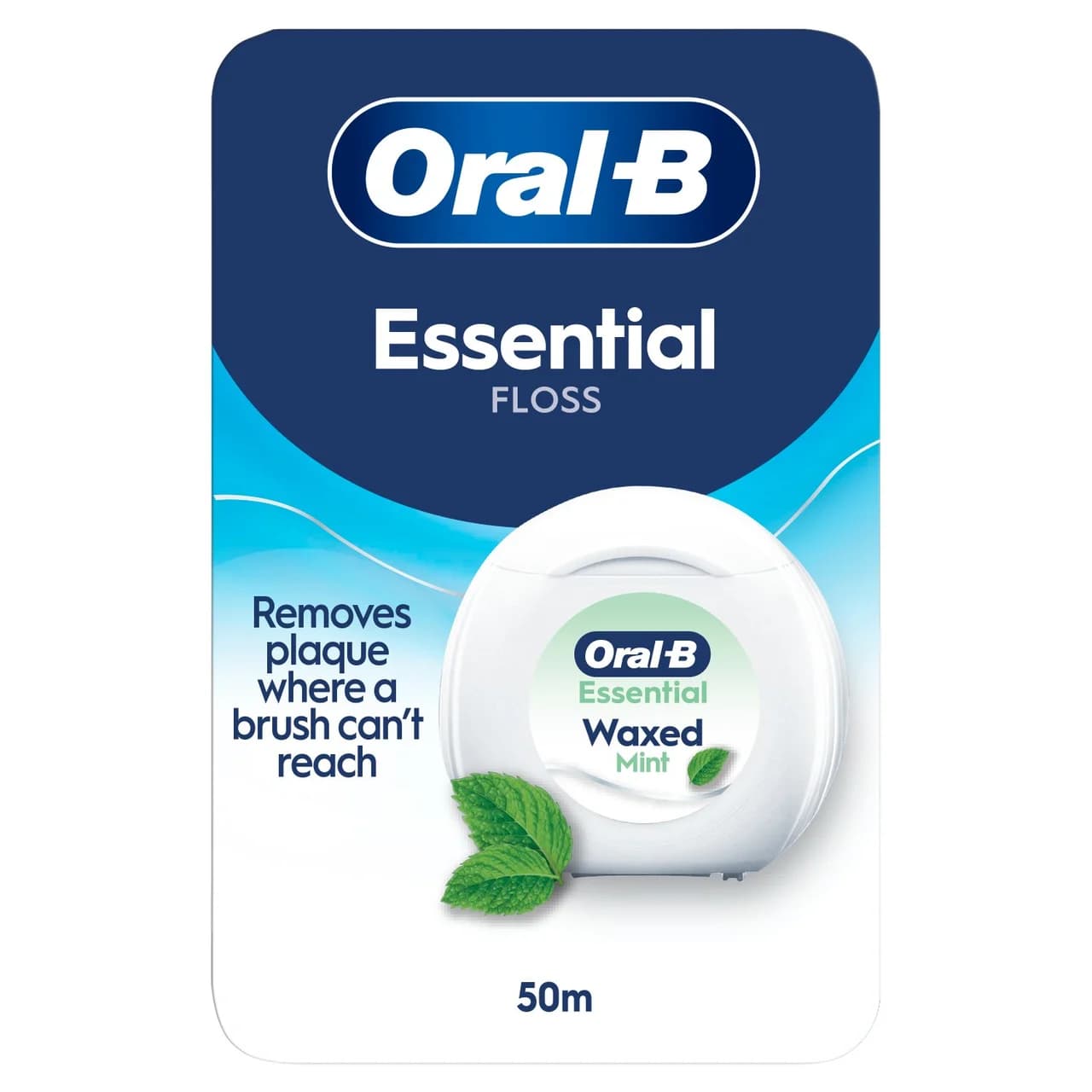 نخ دندان گرد اورال بی اسنشال ORAL B . Essential floss (بسته بندی جدید)
