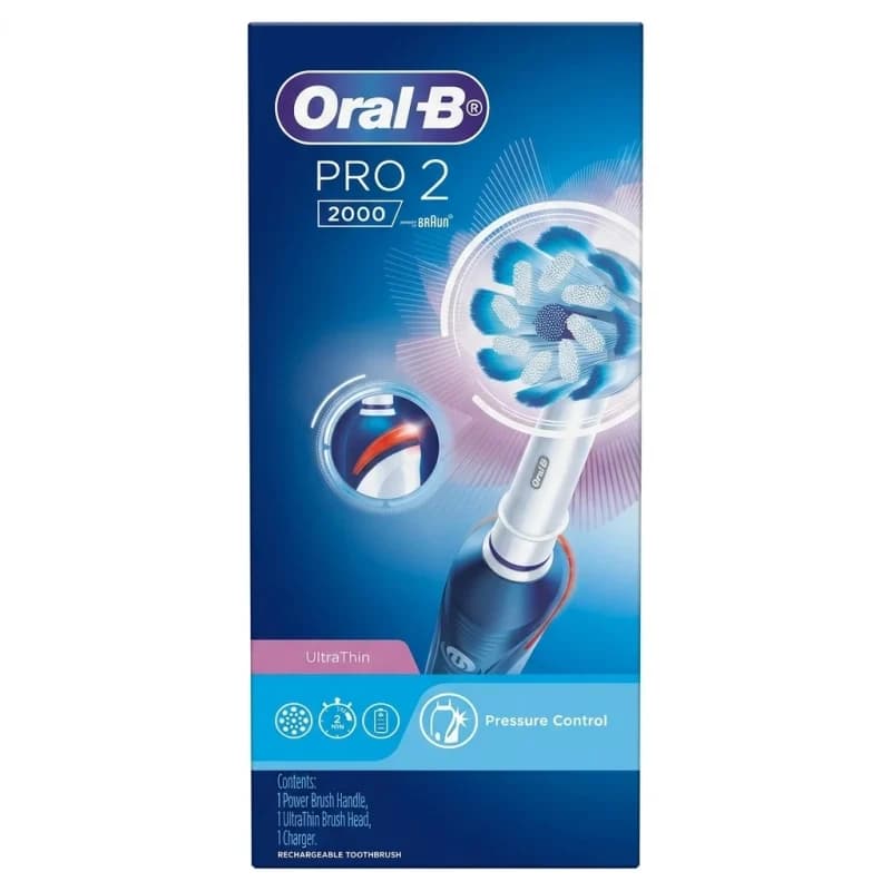 مسواک برقی اورال بی مدل (دندان های حساس) ORAL B Pro2 2000 ultrathin