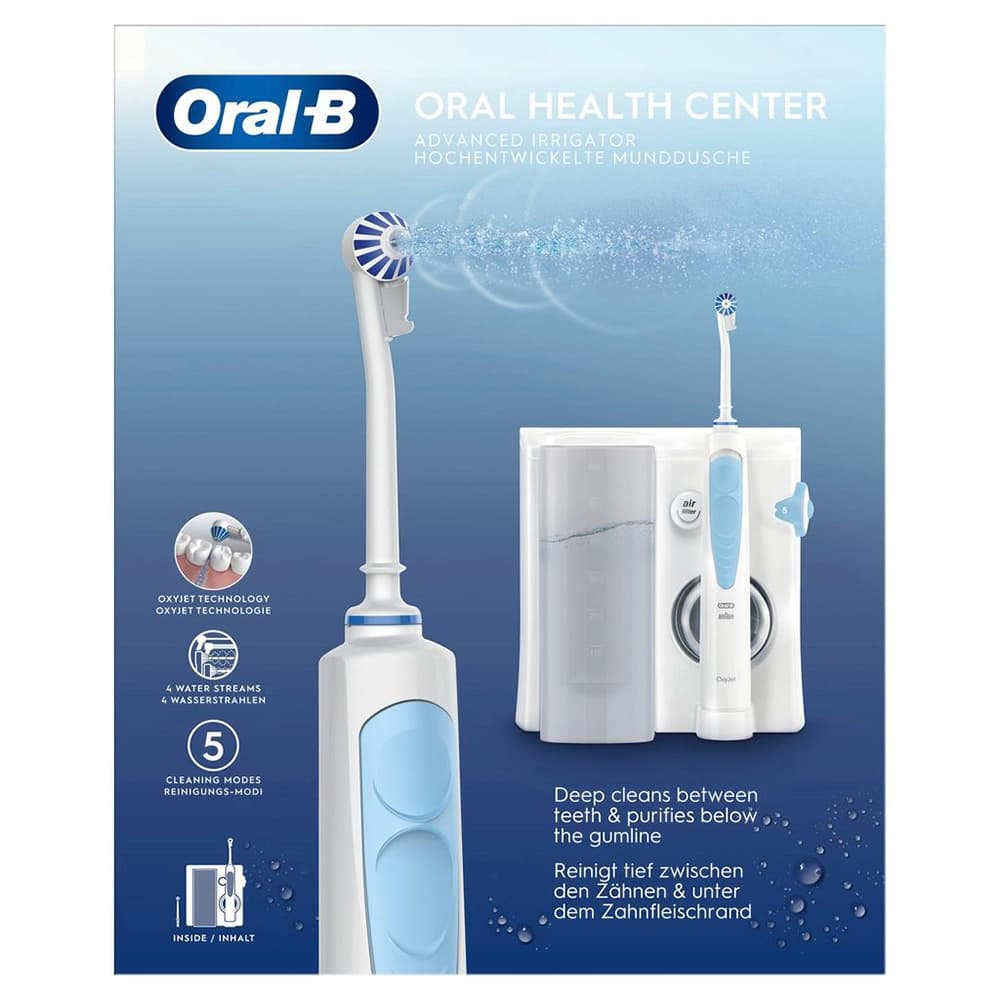 واتر جت اورال بی مدل oral health center OxyJet MD20 بسته بندی جدید(4 یدک اضافه)