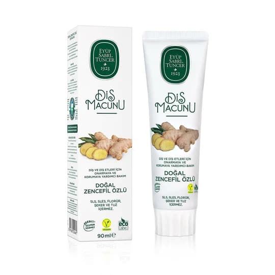خمیردندان گیاهی ایوب صبری مدل زنجبیل (تقویت لثه) 90 گرمی