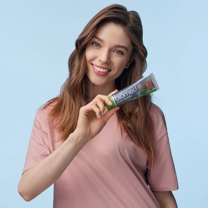 خمیر دندان بیومد مدل محافظ لثه (100g)biomed Gum health — تصویر ۵