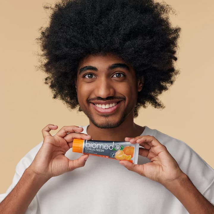 خمیر دندان بیومد مدل مرکبات تازه biomed citrus fresh(100g) — تصویر ۶