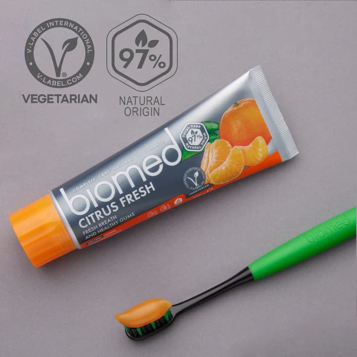 خمیر دندان بیومد مدل مرکبات تازه biomed citrus fresh(100g) — تصویر ۷