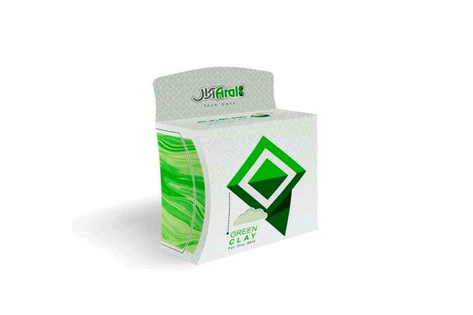 ماسک خاک رس سبز آرال عطاری معماریانی