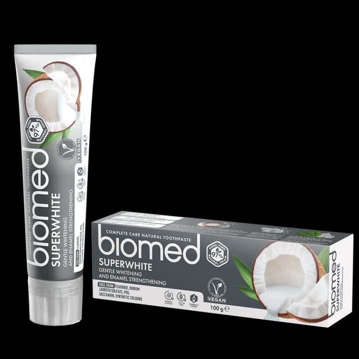 خمیر دندان بیومد مدل سفید کننده ملایم biomed super white1(100g) — تصویر ۳