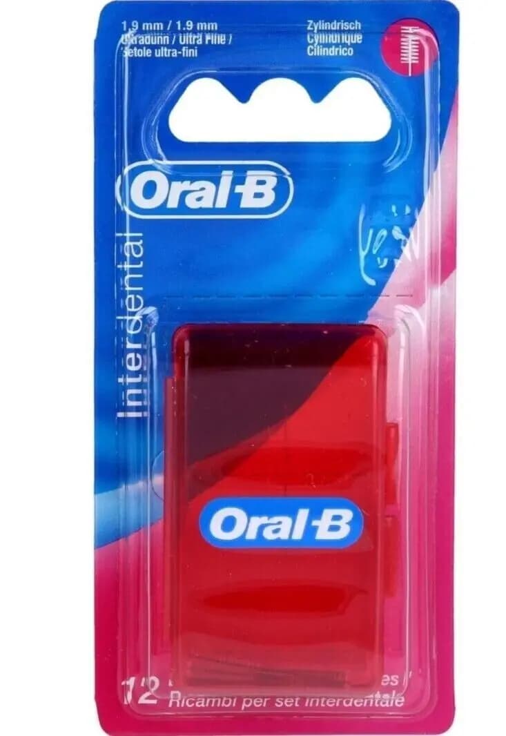 سری یدک استوانه ای اورال بی Oral B inter dental (12عددی) تولیدمکزیک