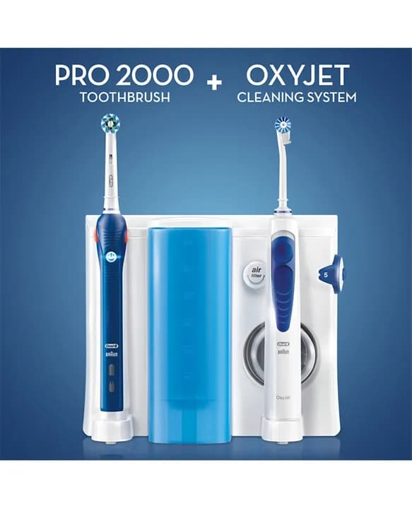 واتر جت اورال بی مدل oxyjet +مسواک برقی اورال بی مدل پرو 2000.(ORAL B OXIJET+PRO 2000) — تصویر ۲