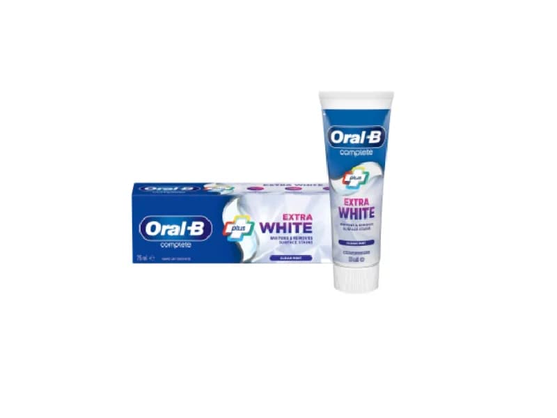 خمیر دندان Complete اورال بی مدل سفید کننده Oral-B Complete Plus Extra white — تصویر ۲