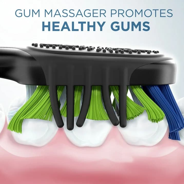 مسواک دستی کلیک اورال بی با سری قابل تعویض Oral-B Clic Teal Manual Toothbrush — تصویر ۶