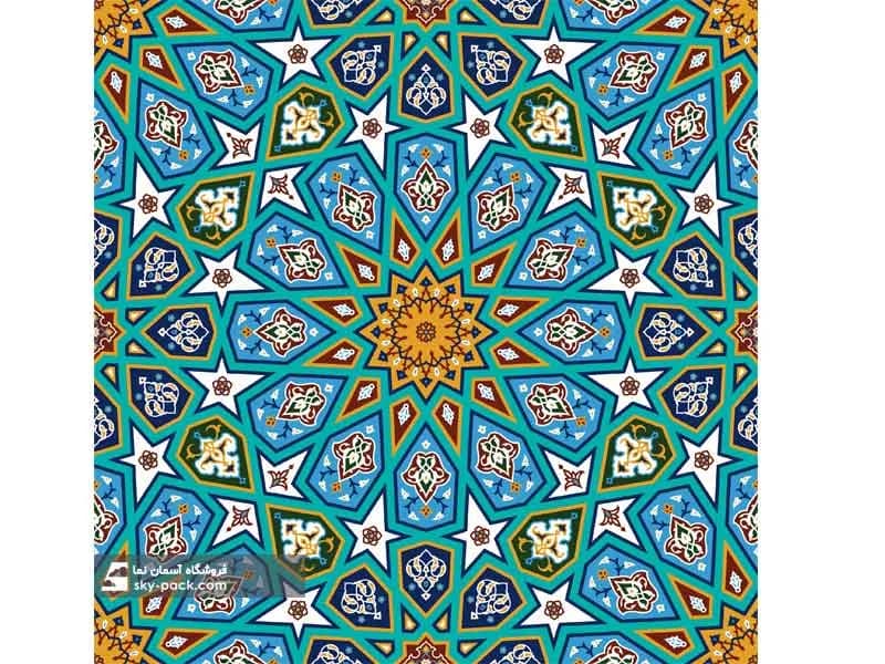 آسمان مجازی طرح الگوی هندسی