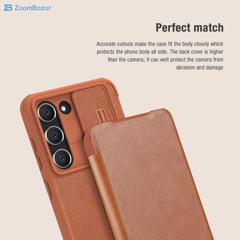 کیف کلاسوری نیلکین مدل Qin Pro Leather Case مناسب برای گوشی موبایل سامسونگ Galaxy S23 Plus — تصویر ۷