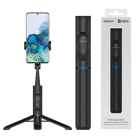 مونوپاد و سه پایه بلوتوثی Samsung C&T ITFIT Selfie P007 — تصویر ۴