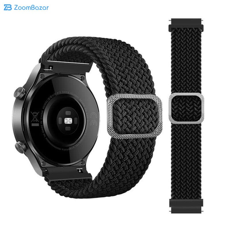 بند اپیکوی مدل Solo-Loop سایز 20mm مناسب برای ساعت هوشمند سامسونگ سری Galaxy Watch 4/5/5 Pro/6/Active1/2 — تصویر ۲