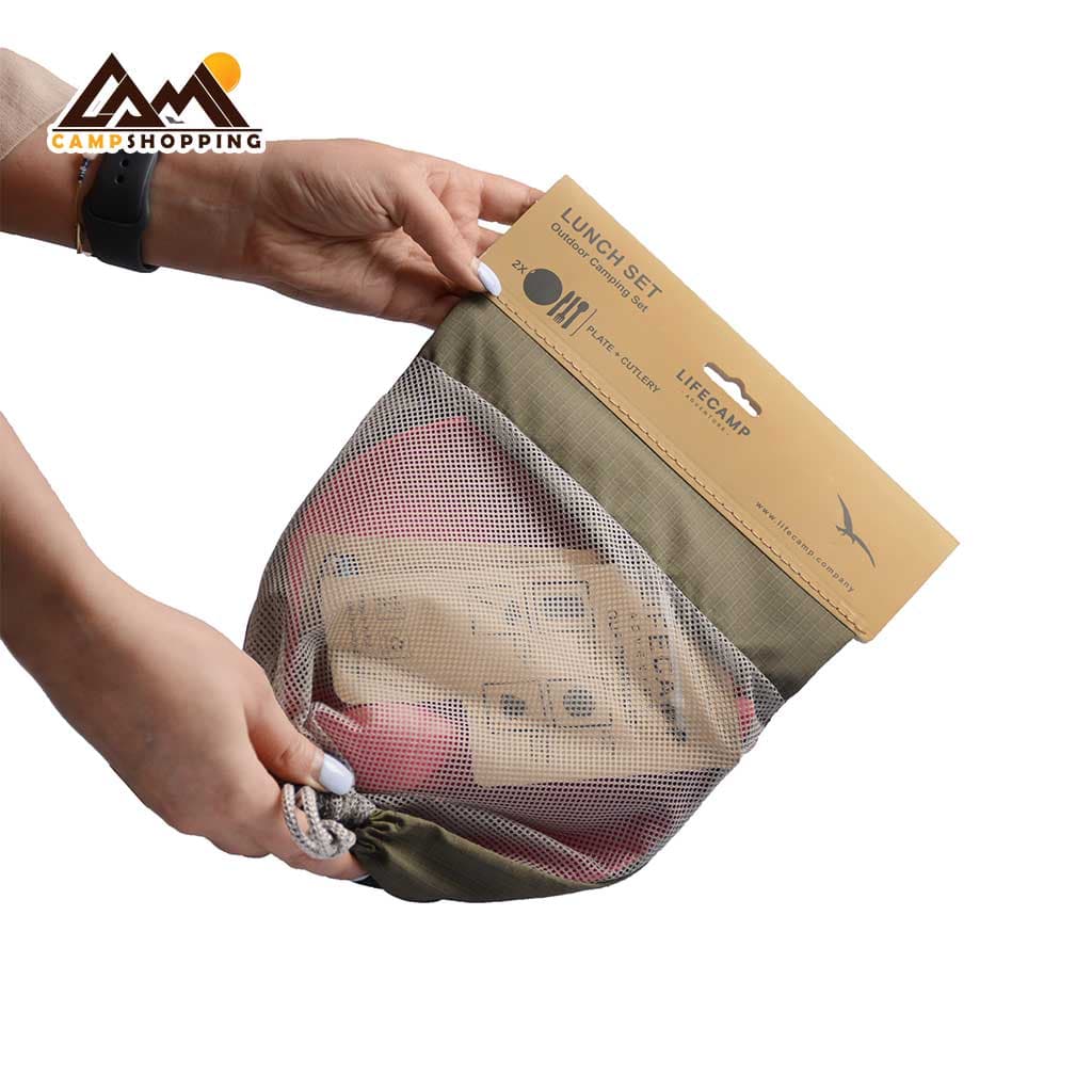 ست بشقاب 2 نفره لایف کمپ مدل 8 تکه کد 45801 — تصویر ۲