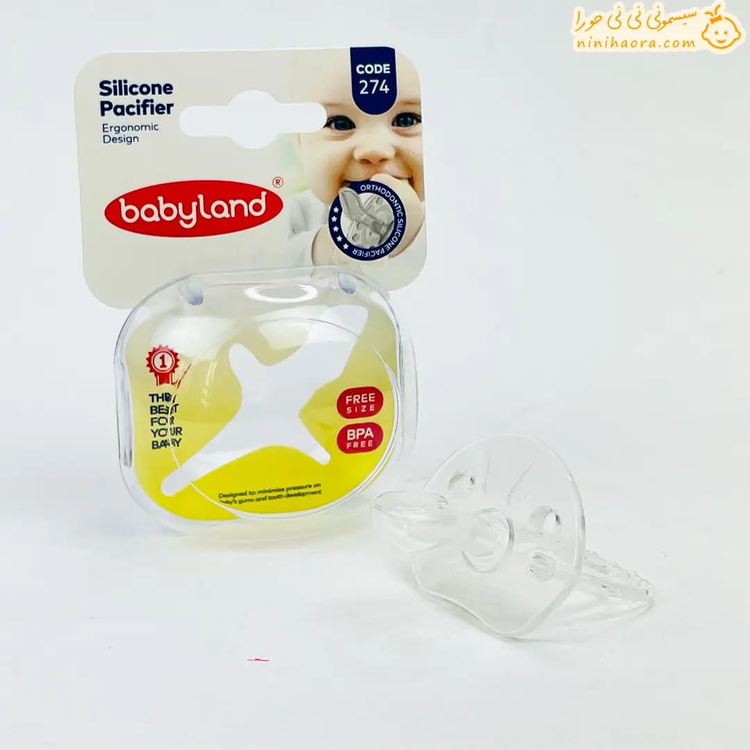 پستانک ارتودنسی سیلیکونی بی‌بی‌لندکد ۲۷۴ — تصویر ۸