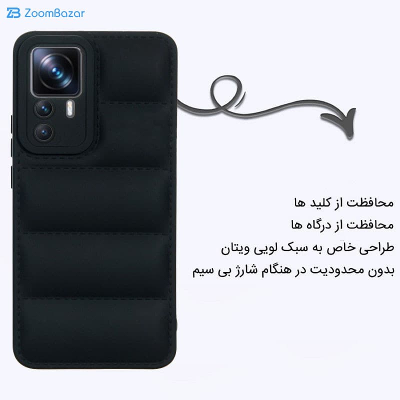 قاب اپیکوی مدل Puffy Puffer مناسب برای گوشی موبایل شیائومی Mi 12T 5G / Mi 12T Pro 5G — تصویر ۷