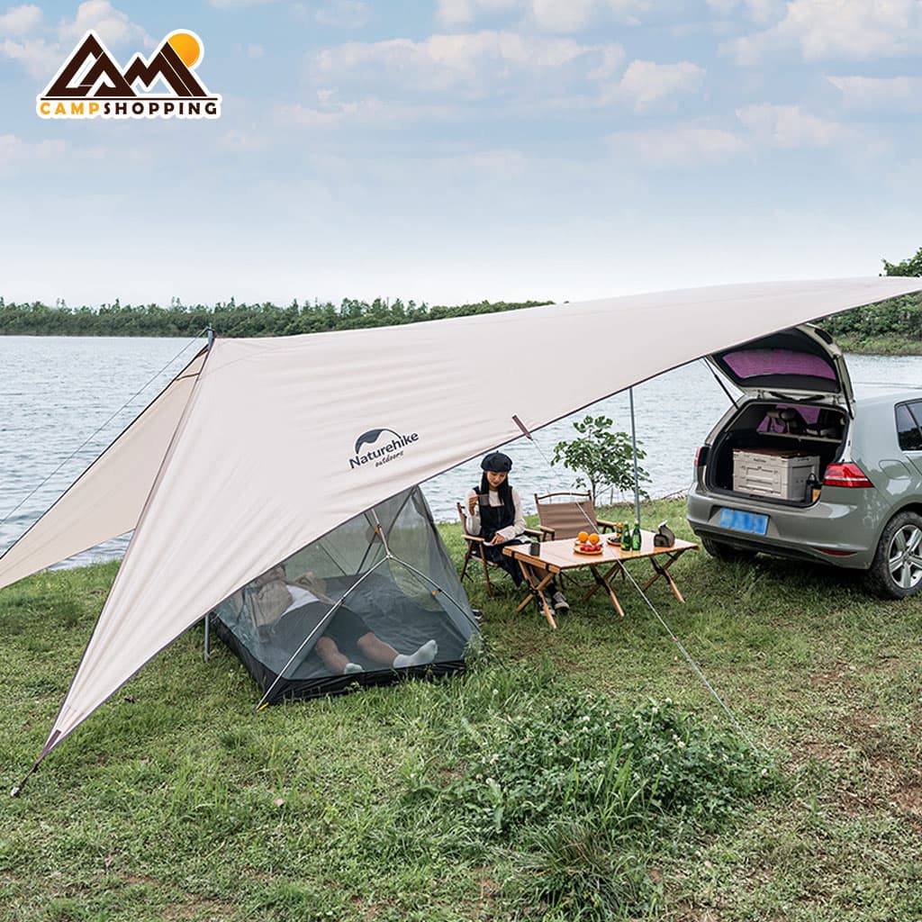 سایبان پشت خودرو نیچرهایک مدل GABLED CAR TRIAL TRAP کد NH21TM001 — تصویر ۵