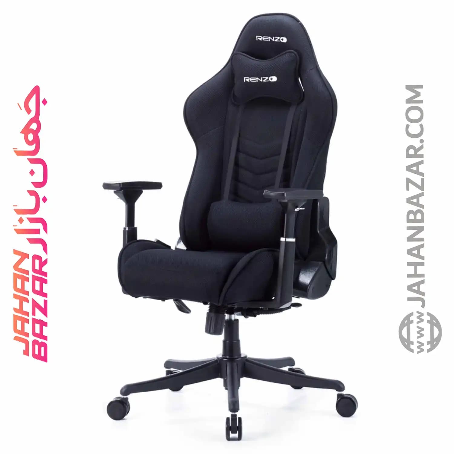 صندلی گیمینگ رنزو هیبرید RENZO HYBRID Black — تصویر ۴