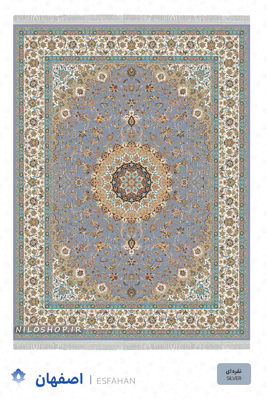 فرش ماشینی 1200 شانه | طرح اصفهان — تصویر ۷
