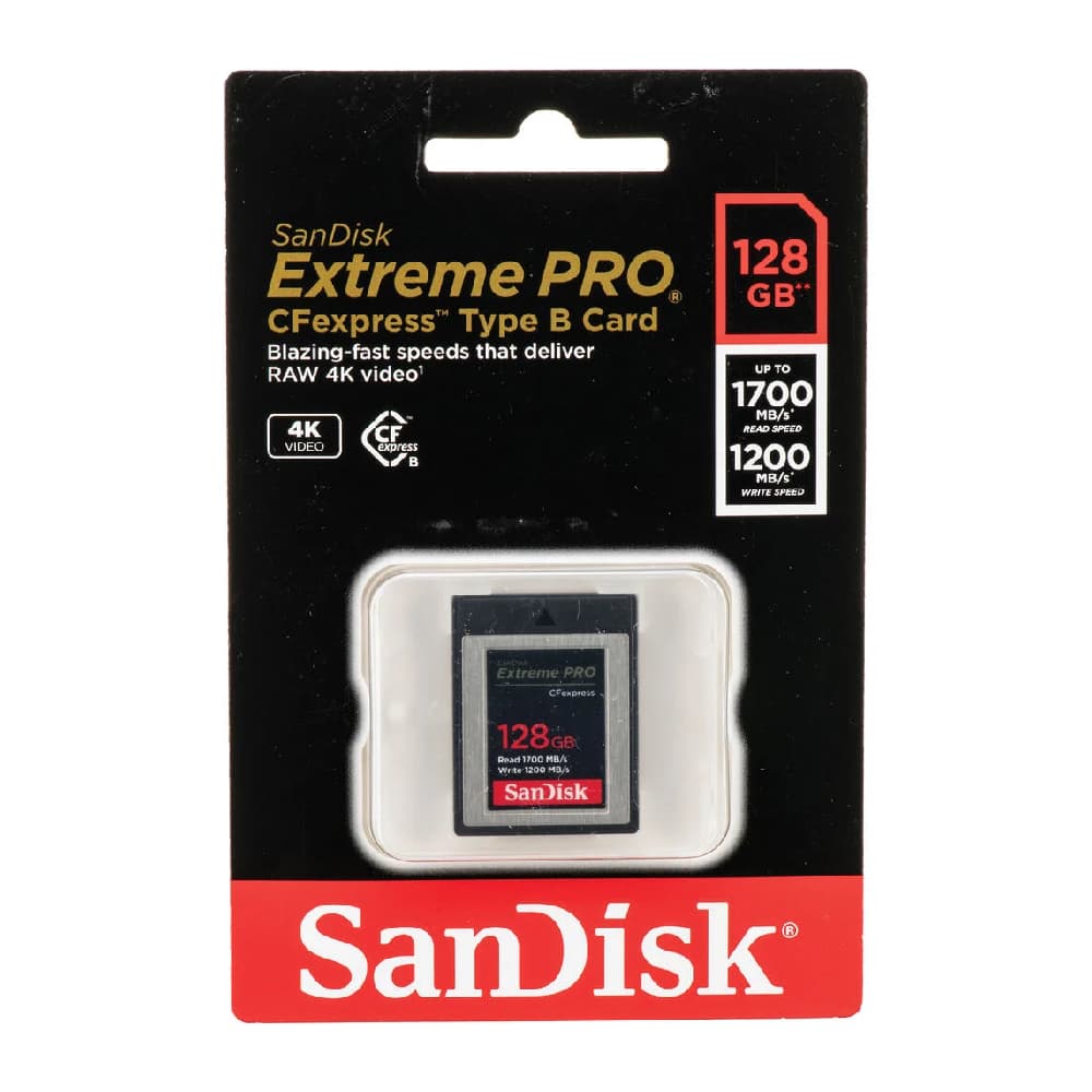 کارت حافظه SANDISK CF EXPRESS TYPE-B 128G 1200MB — تصویر ۲