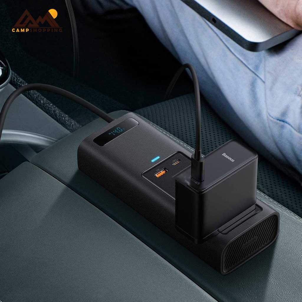 اینورتر خودرو باسئوس مدل BS-C15-02A توان 150 وات — تصویر ۶