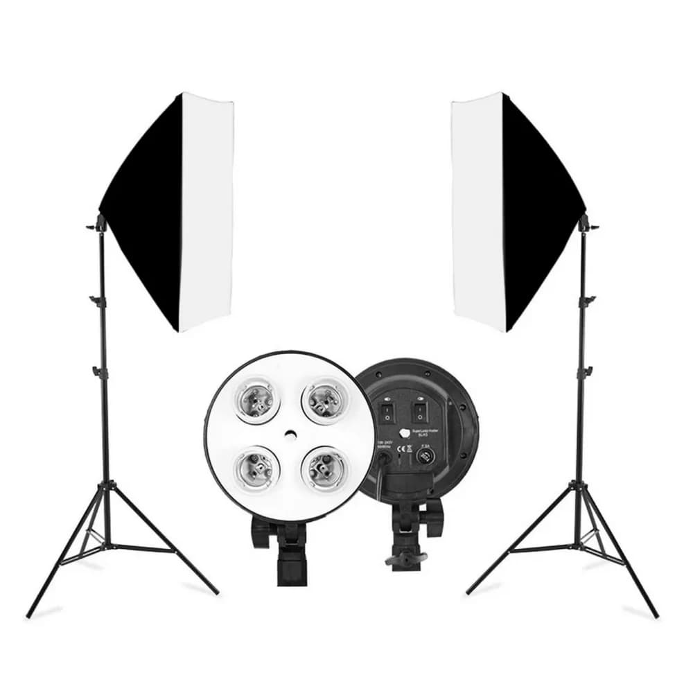 کیت دوشاخه نور 8 لامپ Continuous Lighting Kit 8 Lamps