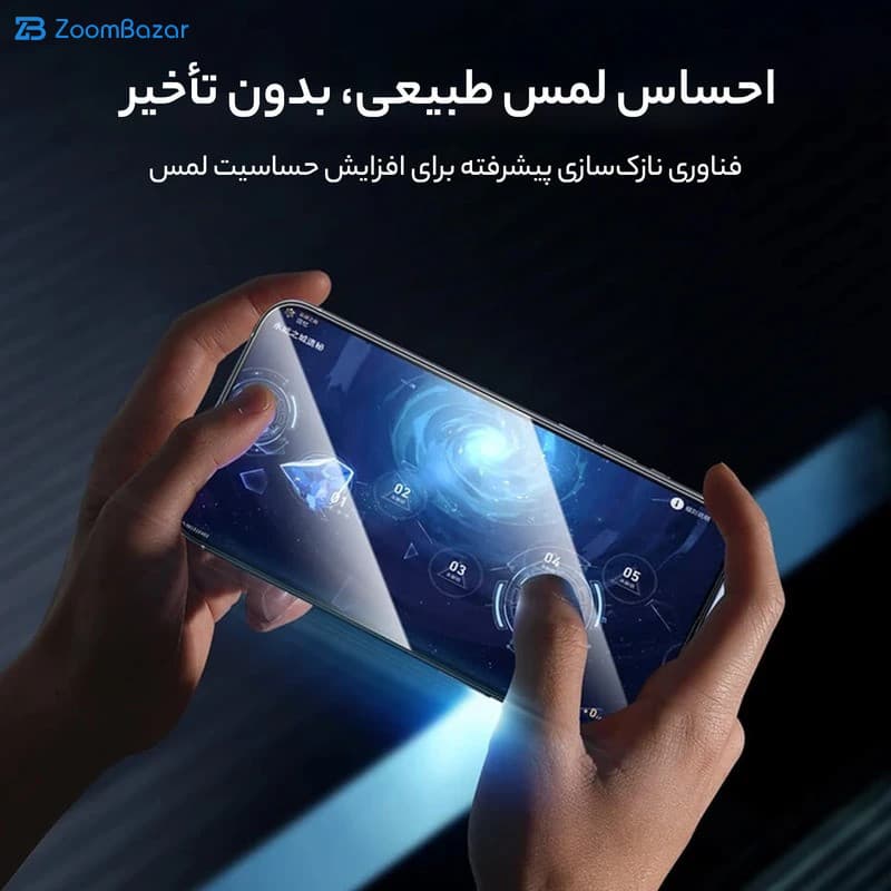 محافظ حریم شخصی صفحه نمایش گرین لاین مدل 3D Silicone Plus Privacy مناسب برای گوشی موبایل اپل iPhone 16/15 — تصویر ۶