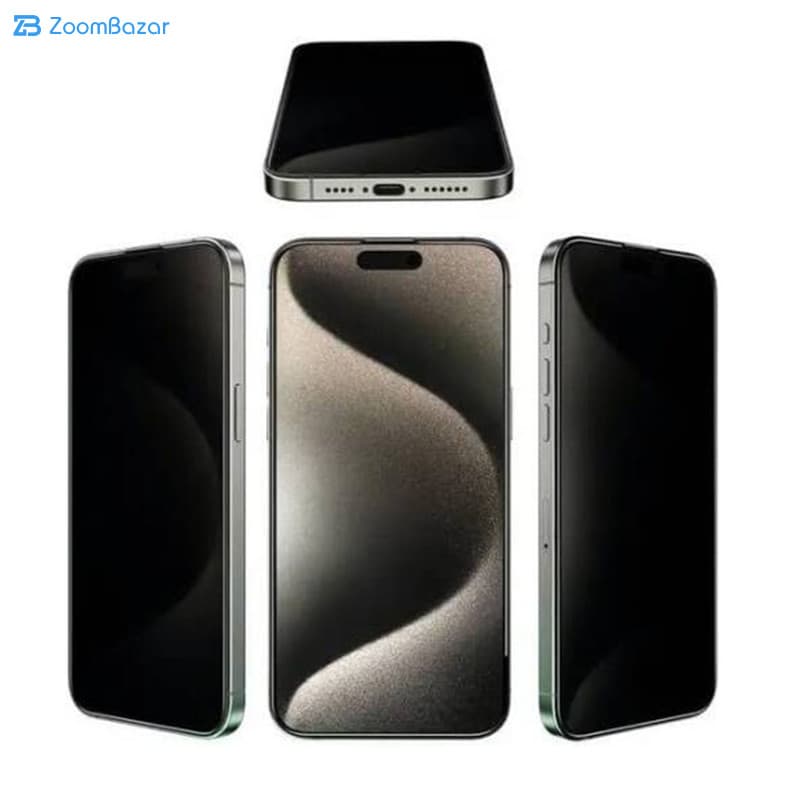 گلس پرایوسی گرین لاین مدل Anthony 360 Privacy مناسب برای گوشی موبایل اپل iPhone 15 pro Max — تصویر ۴