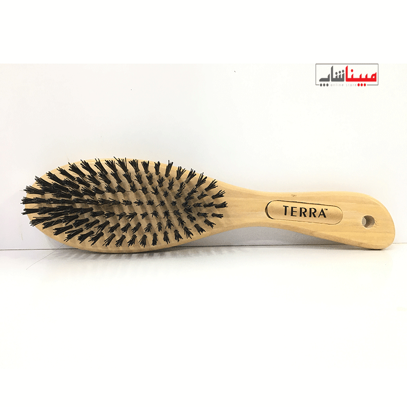 برس مو چوبی بیضی سایز متوسط