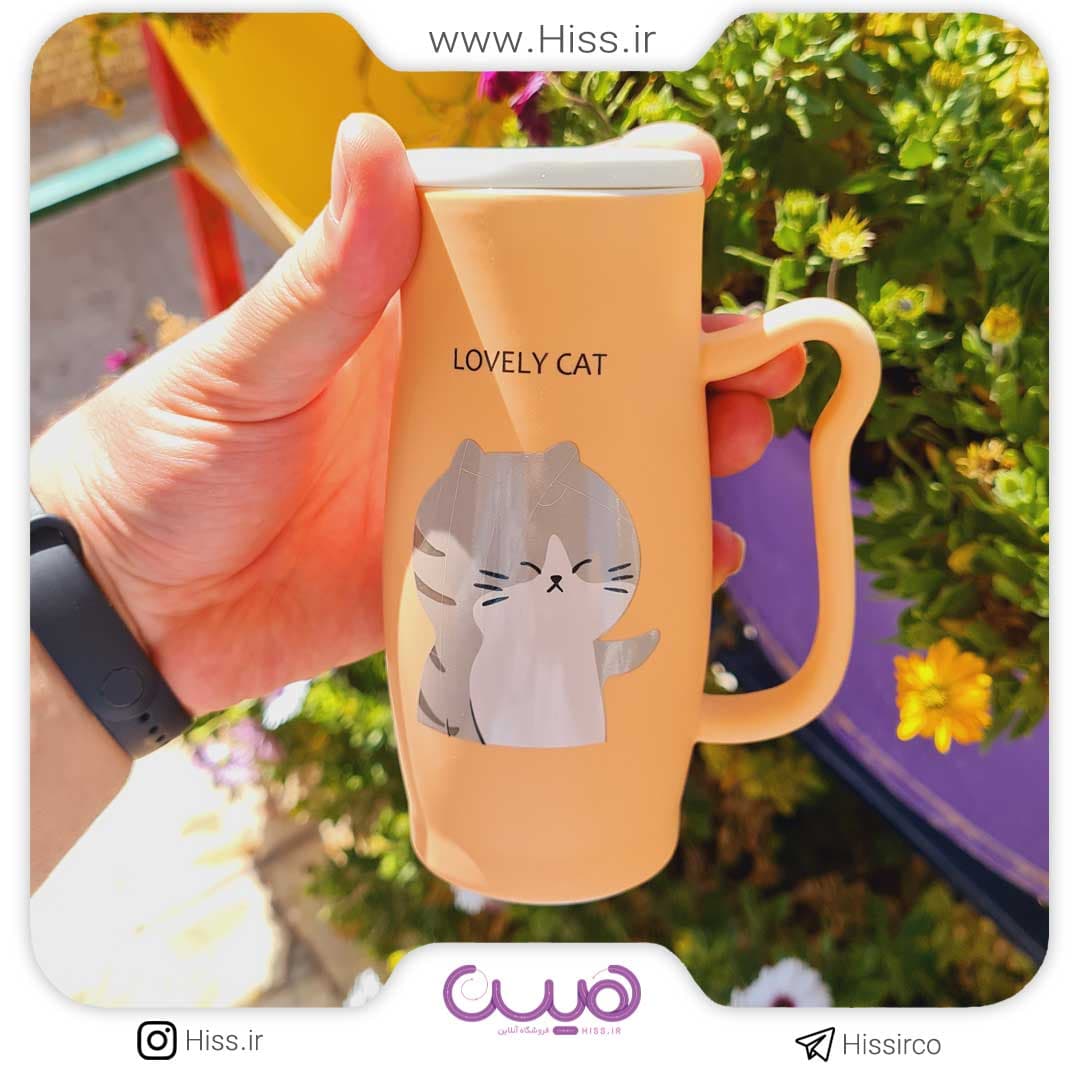 ماگ گربه دوست داشتنی (طرح و رنگ رندوم) — تصویر ۳