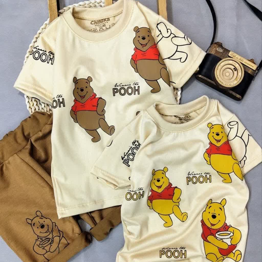 تیشرت و شلوارک بچگانه خرس POO