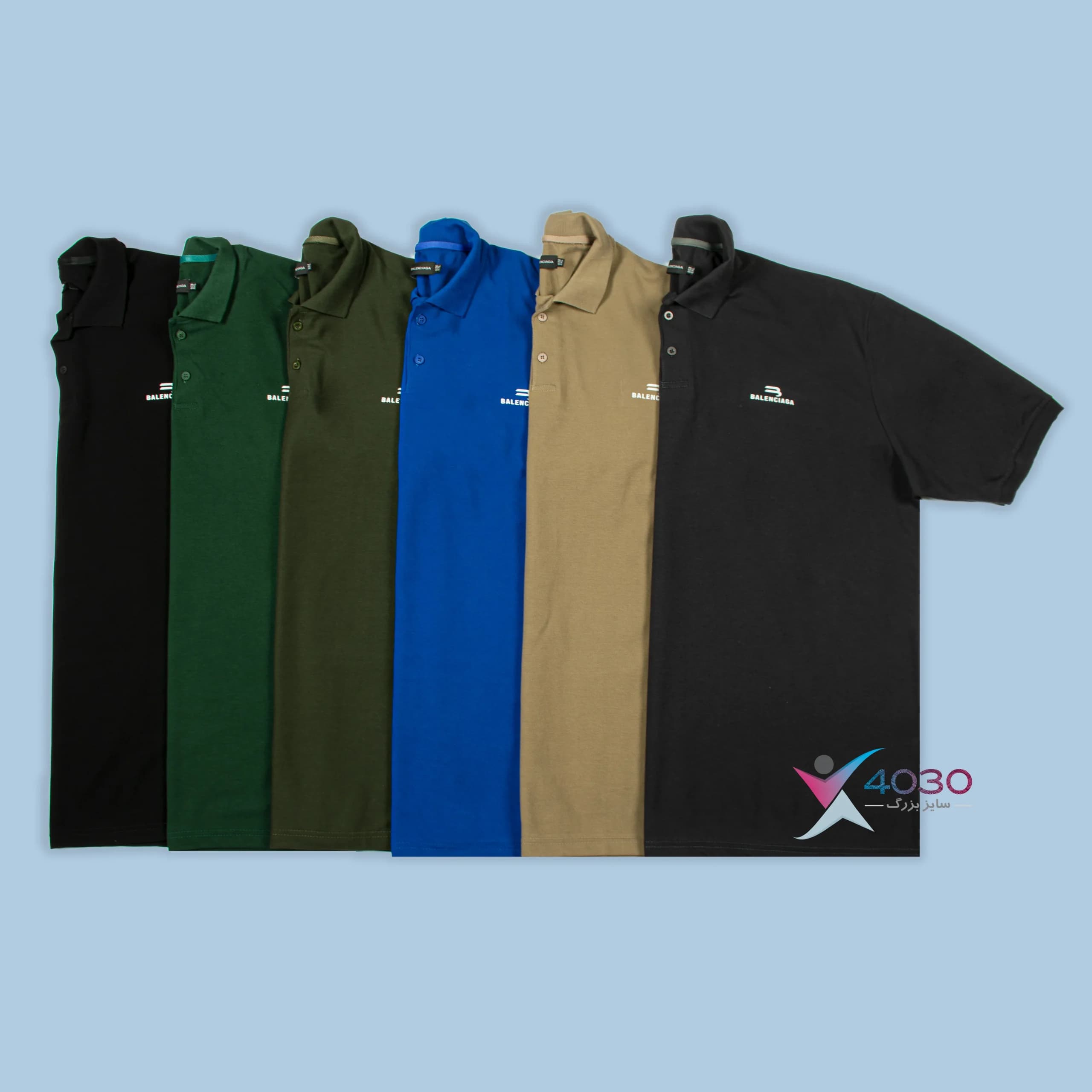 پولوشرت BALENCIAGA سوپر سایز مردانه ( 891 )