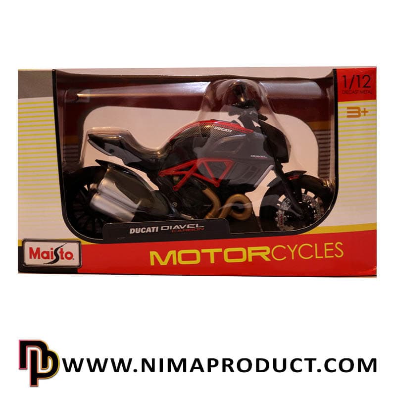 ماکت موتور سیکلت فلزی مدل DUCATI DIAVEL CARBON — تصویر ۲