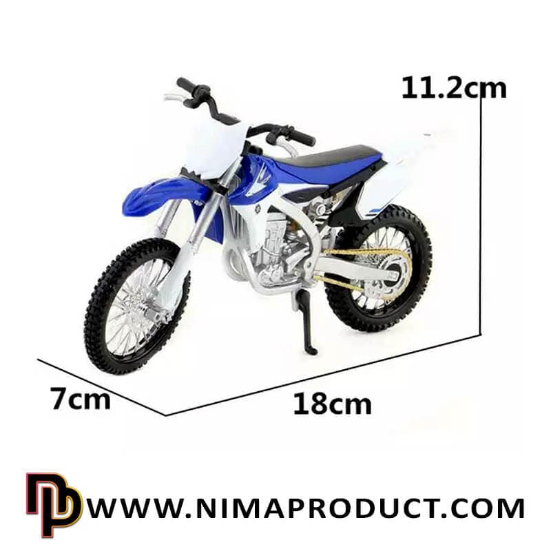 ماکت موتور سیکلت فلزی مدل YAMAHA YZ450F — تصویر ۲