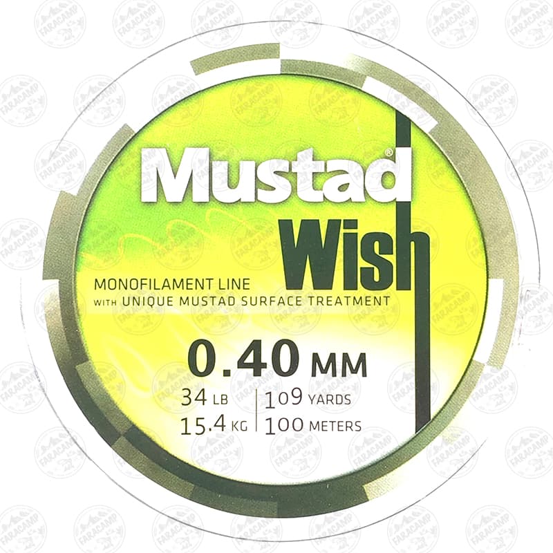 نخ ماهیگیری موستاد Mustad سایز ۰٫۴۰ ، ۱۰۰ متر