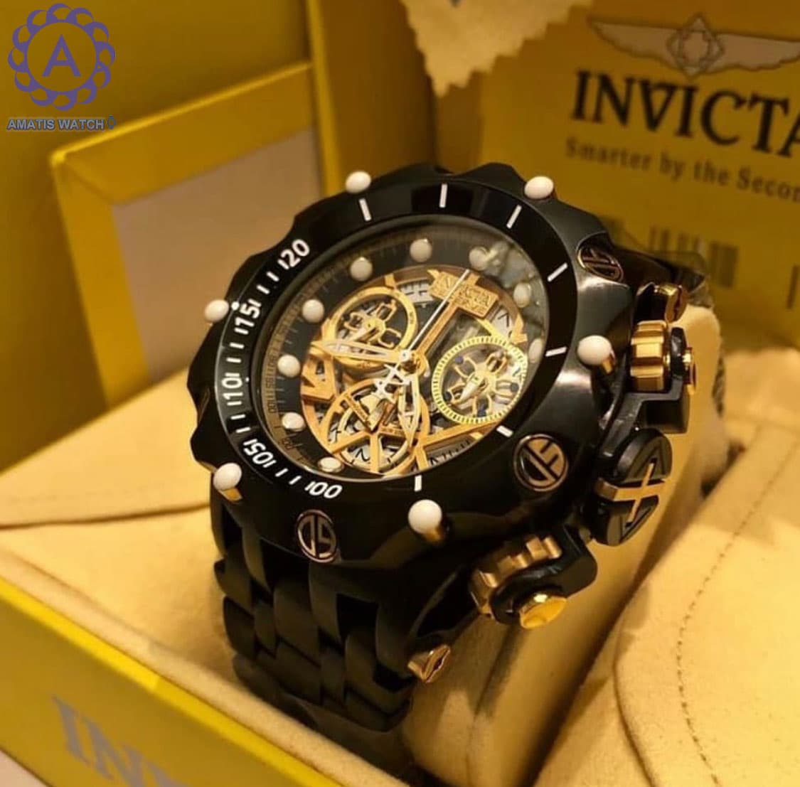 ساعت مچی مردانه اینویکتا مدل Invicta Venom Relogio 1200I — تصویر ۲