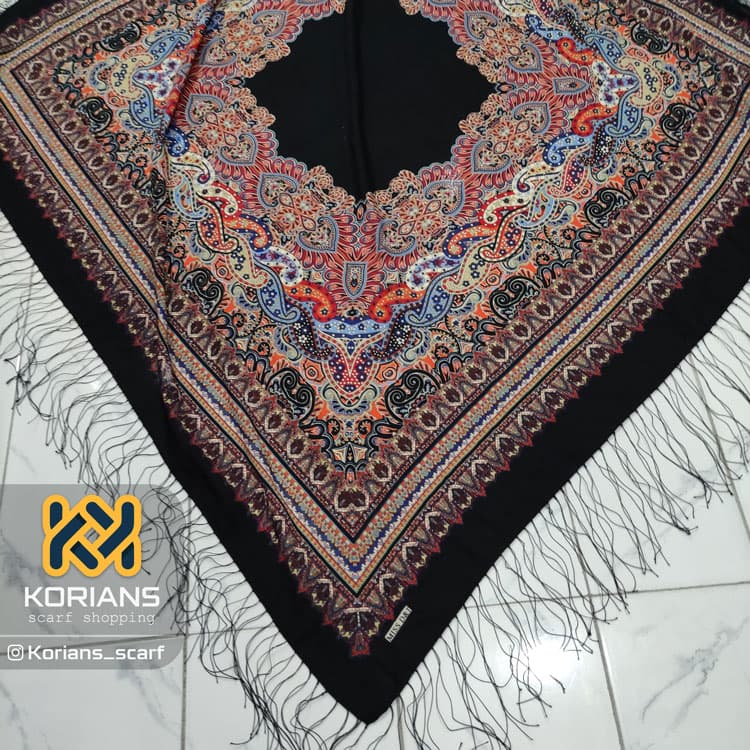 روسری نخی ترک کد Rk12361 — تصویر ۳