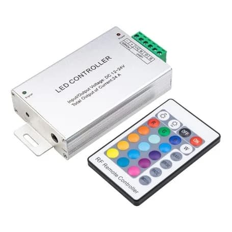 درایور RGB فلزی RF ریموت 24 آمپر