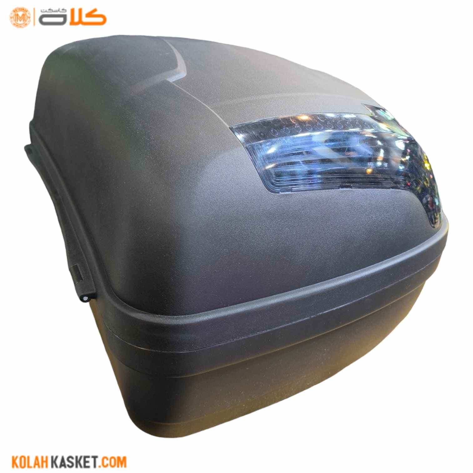 باکس موتور سیکلت سایز بزرگ | REDLINE 560 – black glass — تصویر ۴