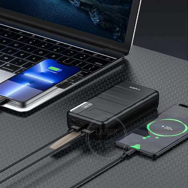 پاوربانک LANEX 30000 mah LP17 — تصویر ۲