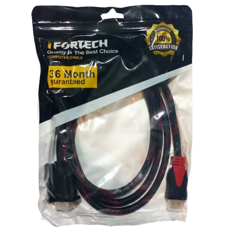 کابل 1/5 متری IFORTECH HDMI To DVI — تصویر ۲
