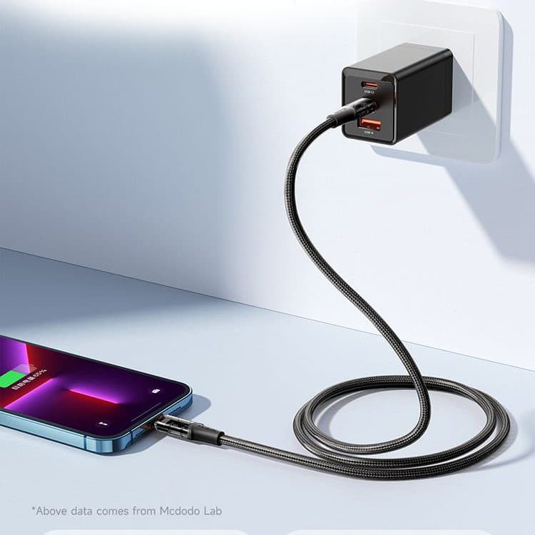 کابل تبدیل USB-C به لایتنینگ MACDODO مدل CA-1590 — تصویر ۴