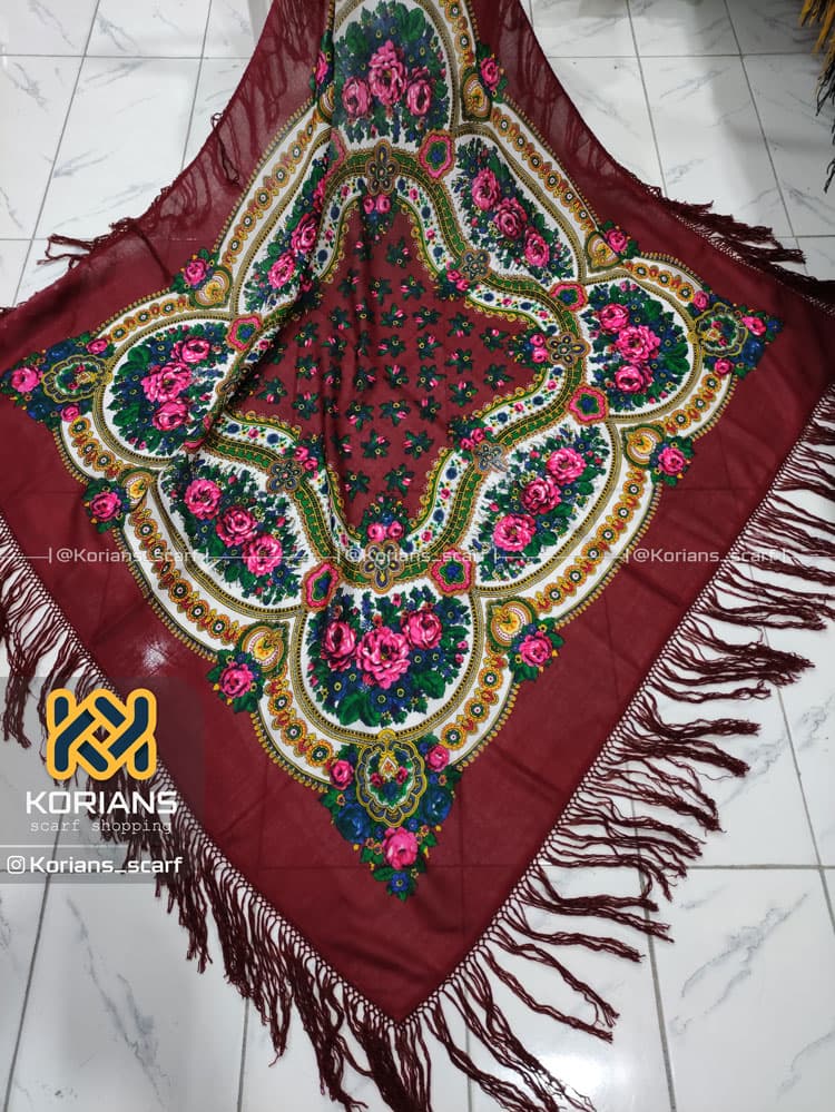 روسری نخی ژاپنی کد Rt12388 — تصویر ۲