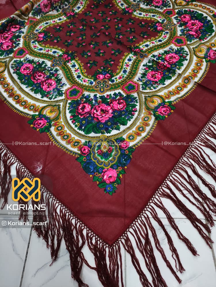 روسری نخی ژاپنی کد Rt12388 — تصویر ۳