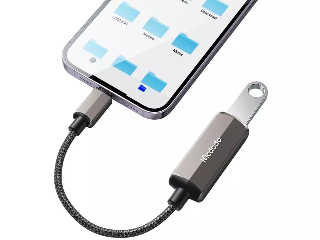 مبدل لایتنینگ به یواس‌بی و تایپ سی Mcdodo CA-2690 — تصویر ۵