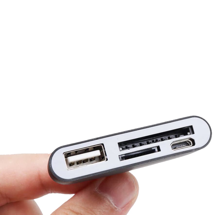 رم ریدر و کارت‌خوان همه کاره تایپ C ماکار مدل M6in1 پشتیبانی از USB 3.1 با سرعت 10Gbps با قابلیت خواندن انواع مموری — تصویر ۳
