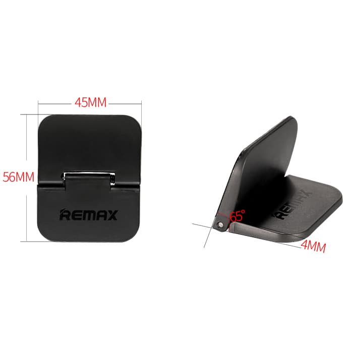پایه خنک کننده و استند لپ تاپ ریمکس مدل RT-W02 طراحی ارگونومی با تنظیم زاویه مناسب دید کاربر ، چسب نانو قابل شستشو و استفاده ی مجدد — تصویر ۴