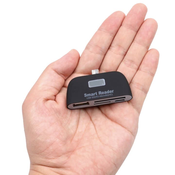 رم ریدر و کارت خوان چند کاره تایپ C مدل UTC3-1 پشتیبانی از USB 3.1 با سرعت 10Gbps با قابلیت خواندن انواع مموری — تصویر ۵